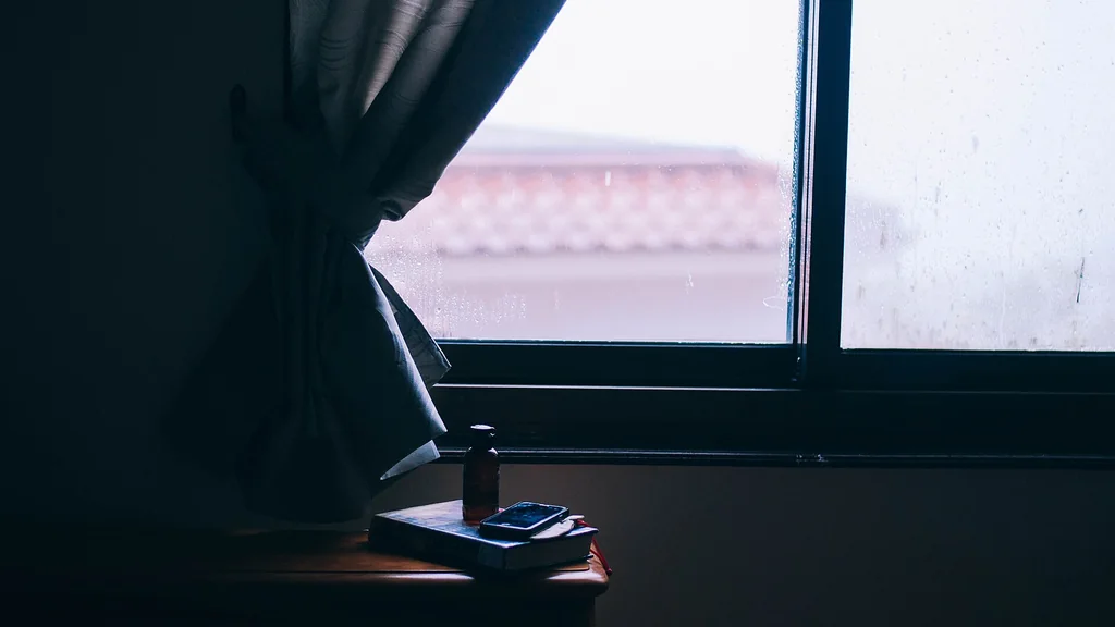 Persona che legge un libro vicino a una finestra